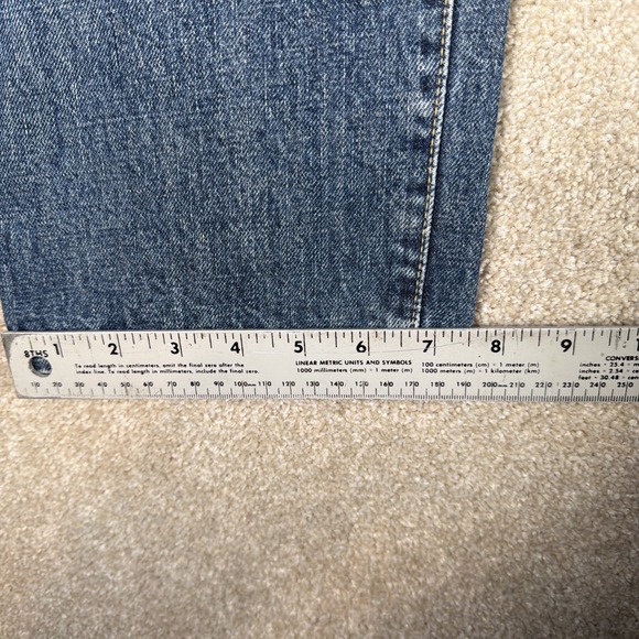Lucky Brand Gene Montesano Blue Jeans Mens 31 (FITS 30 X 32) Made In USA Denim - Picture 7 of 10